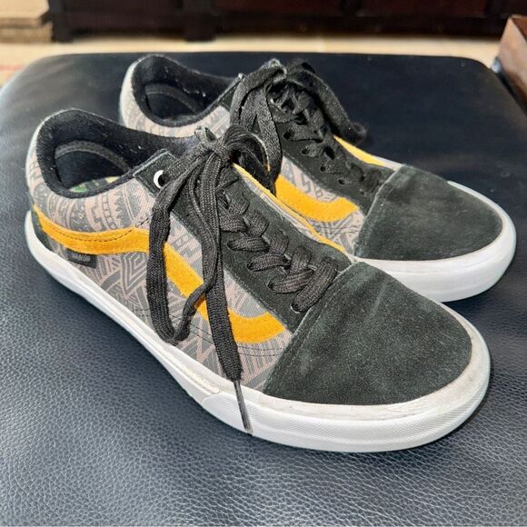 VANS Old Skool BMX x Courage Adams Black Golden Brown - Picture 1 of 10